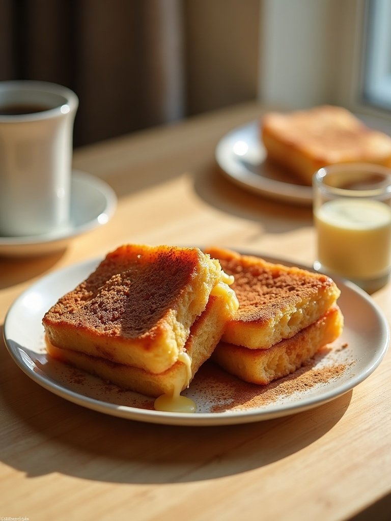 Rabanada de Forno com Leite Condensado