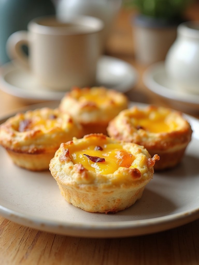 Quiche de Queijo e Cebola (mini)