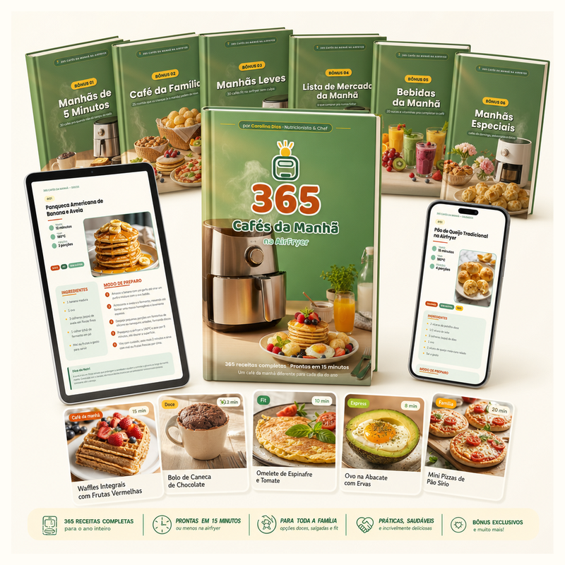 Pacote completo — livro 365 Cafés + 6 bônus